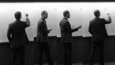 JoeTeachingCollageBW